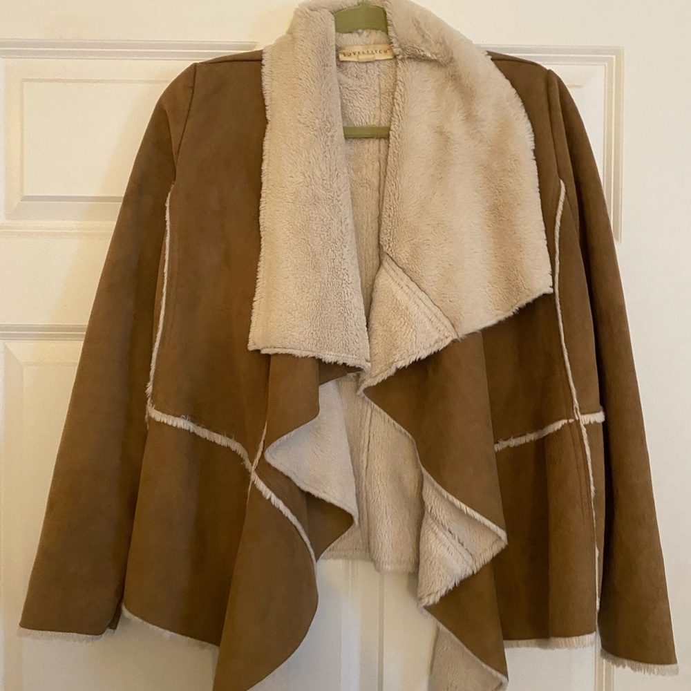 Faux Suede Jacket